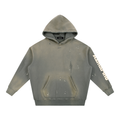 Washed Azmarino FREEDOM Hoodie - Medium Grey