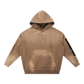 Washed Azmarino FREEDOM Hoodie - Brown