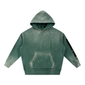 Washed Azmarino FREEDOM Hoodie - Retro Green